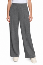 HIGH-RISE PINTUCKED WIDE-LEG PANT