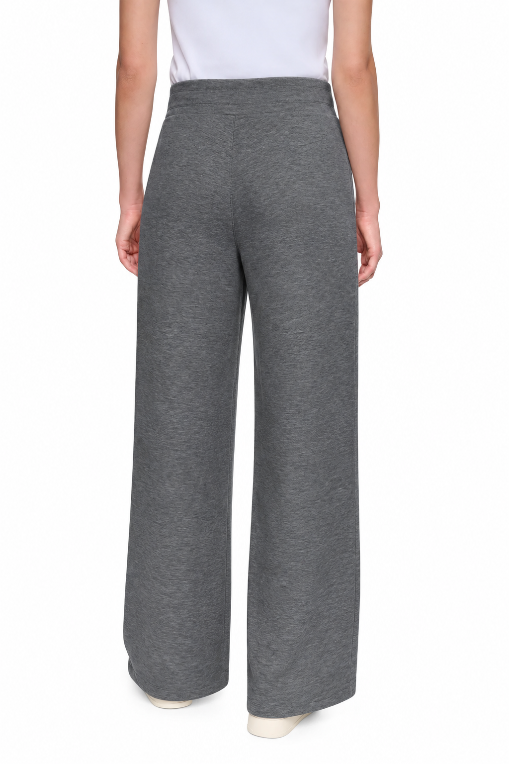 HIGH-RISE PINTUCKED WIDE-LEG PANT