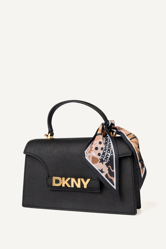 DKNY X DINA SAADI AVRIL TH FLAP SATCHEL