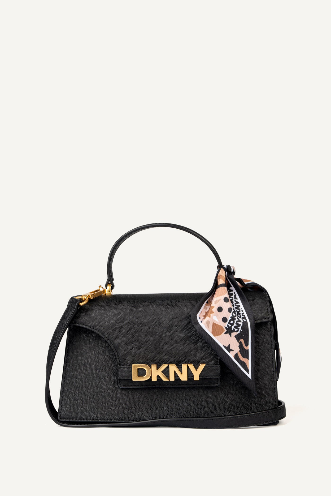 DKNY X DINA SAADI AVRIL TH FLAP SATCHEL