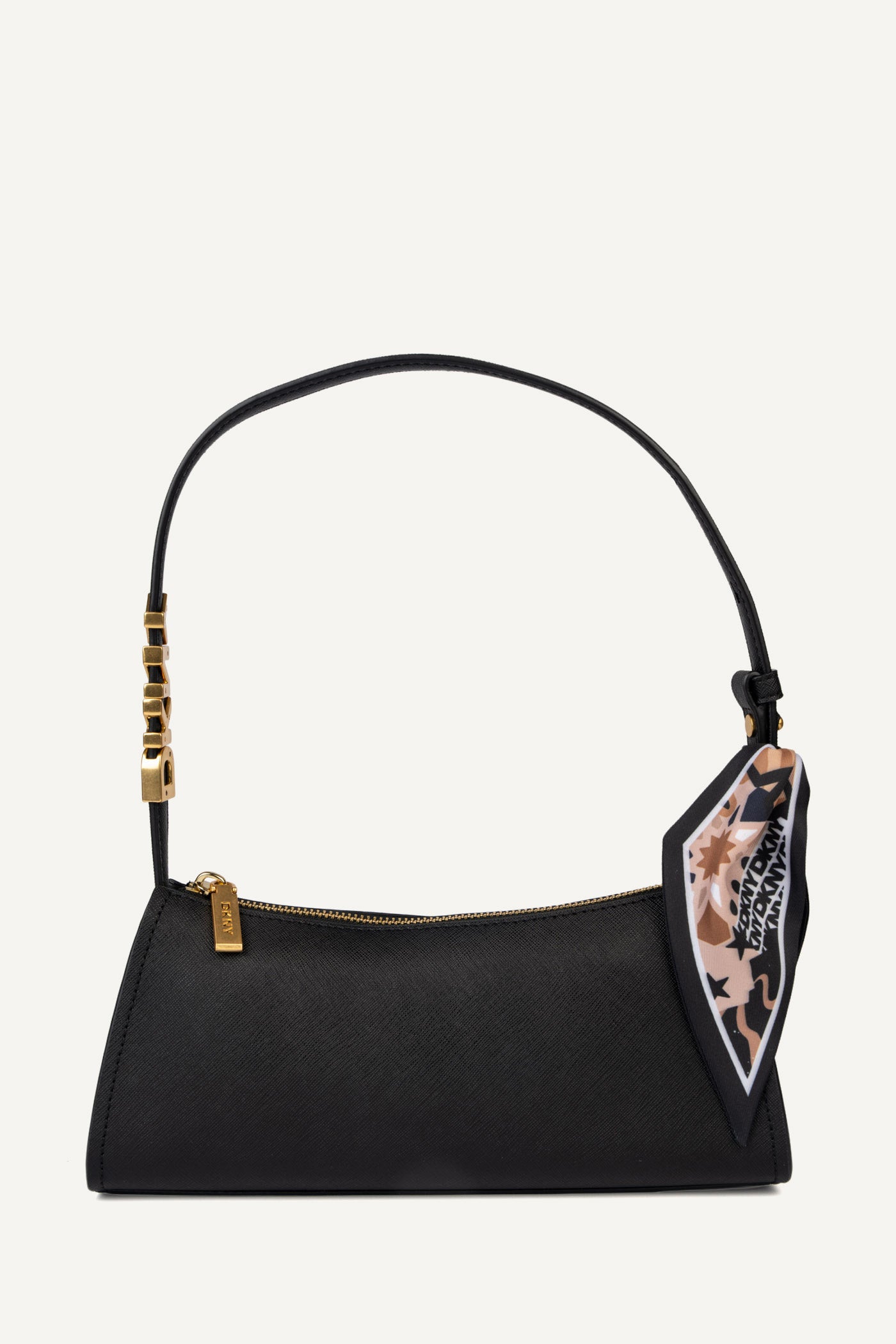 DKNY X DINA SAADI AVRIL TOP ZIP SHOULDER BAG