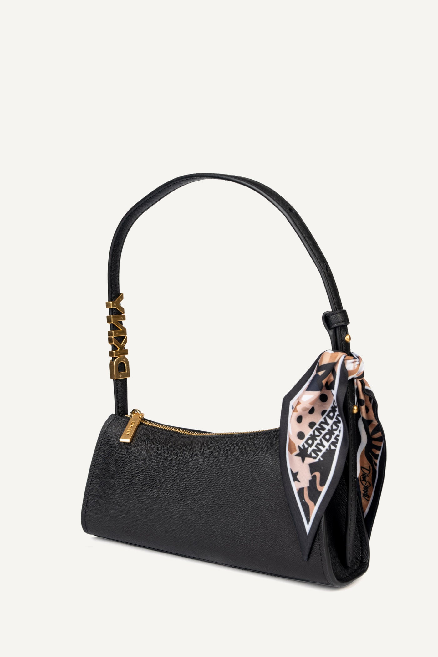 DKNY X DINA SAADI AVRIL TOP ZIP SHOULDER BAG