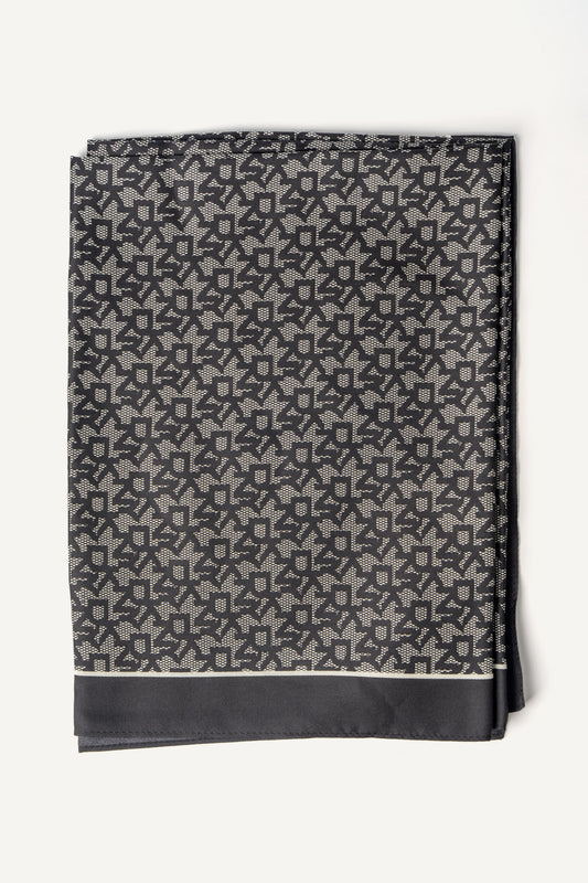 SQUARE BLOCK LOGO SCARF