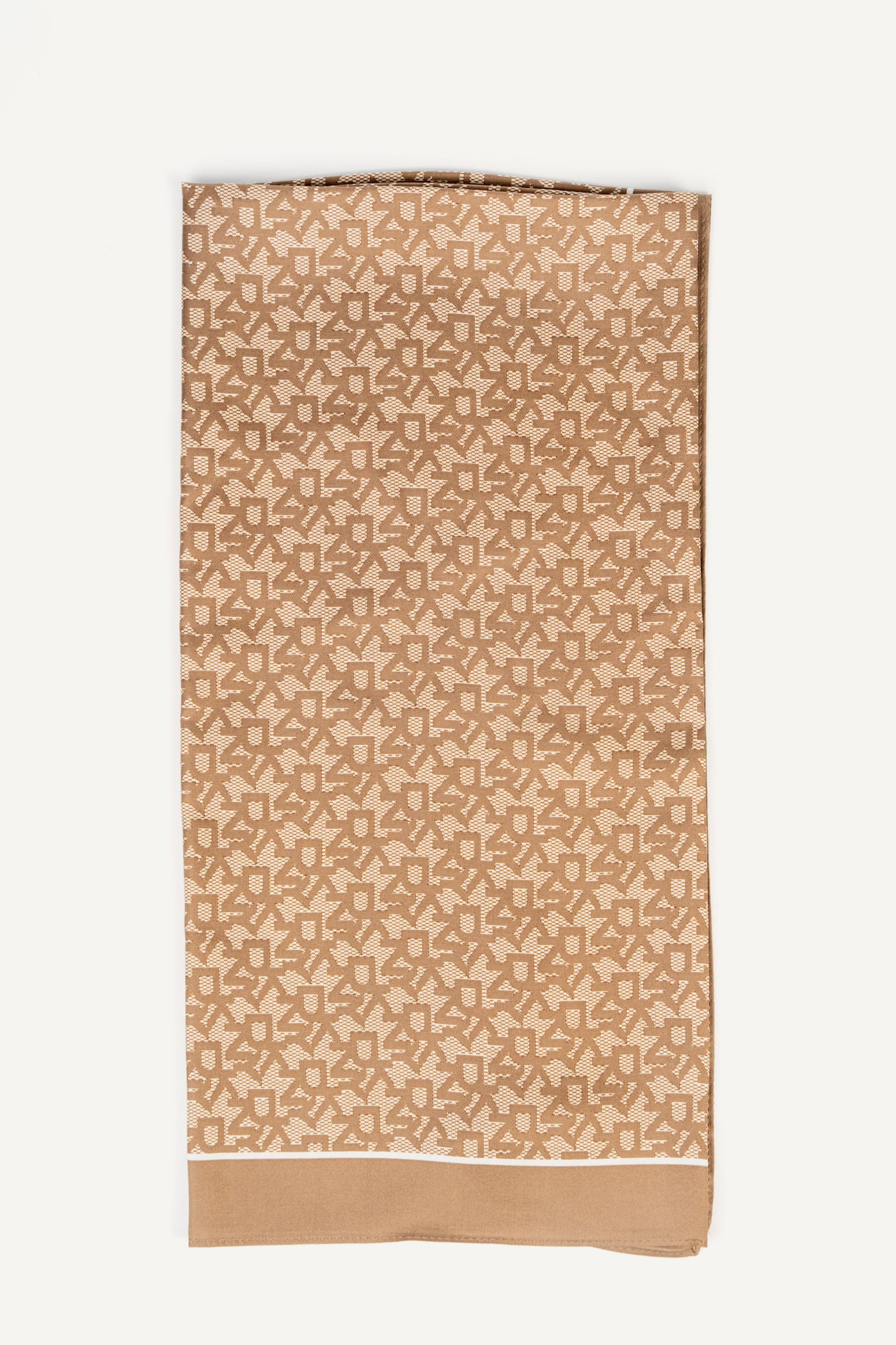 OBLONG BLOCK LOGO SCARF