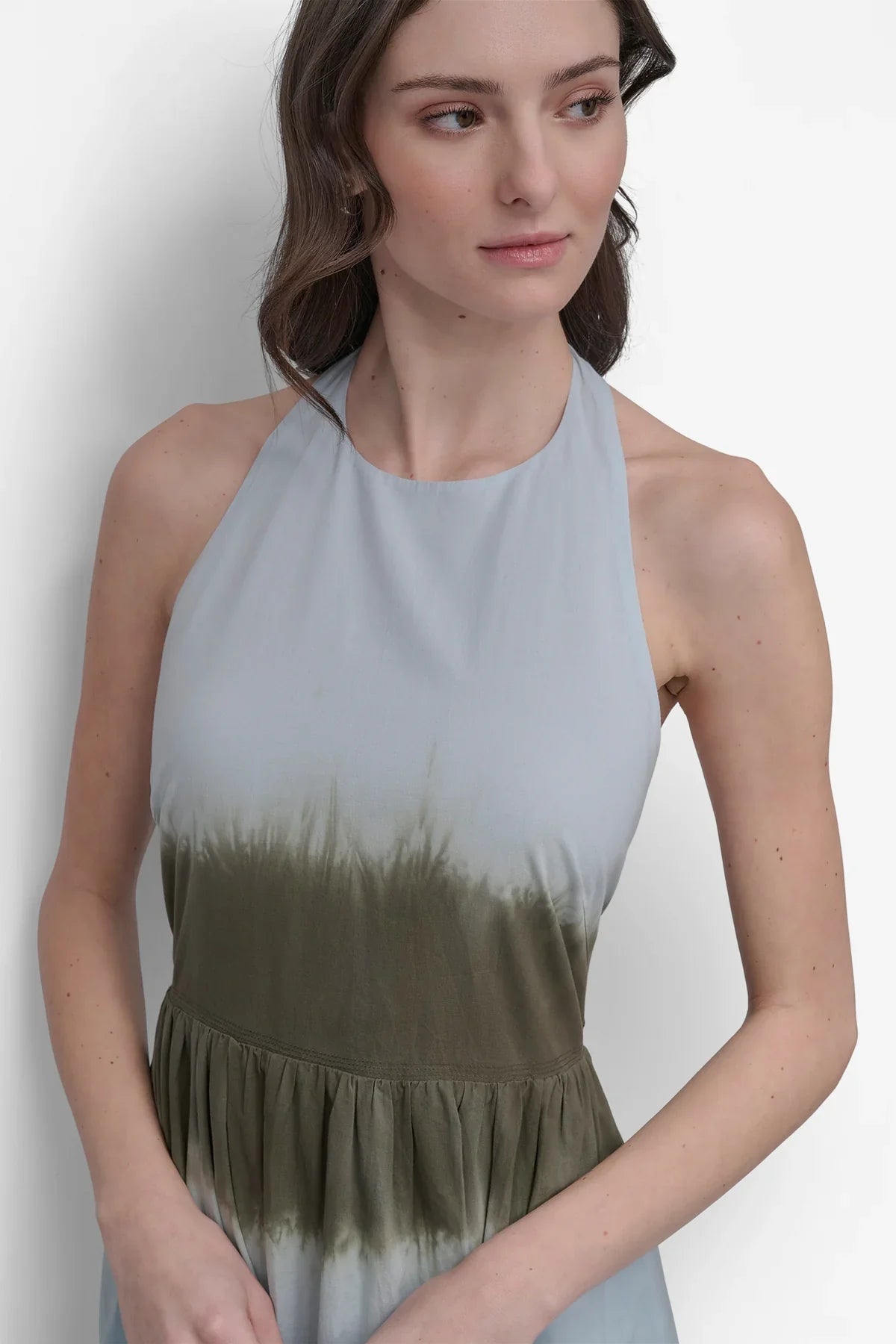 TIE DYE MAXI HALTER