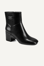 KENDRA WIDE - HEELED BOOTS