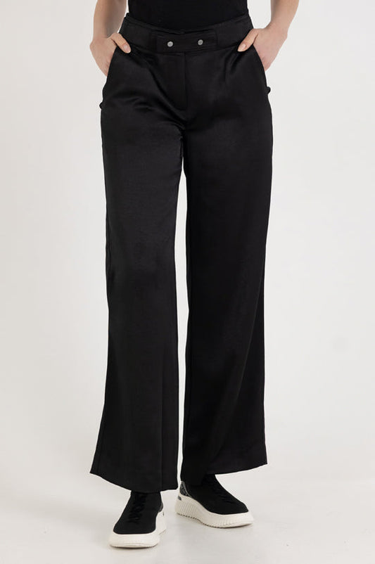 WIDE LEG PANT WITH BELT