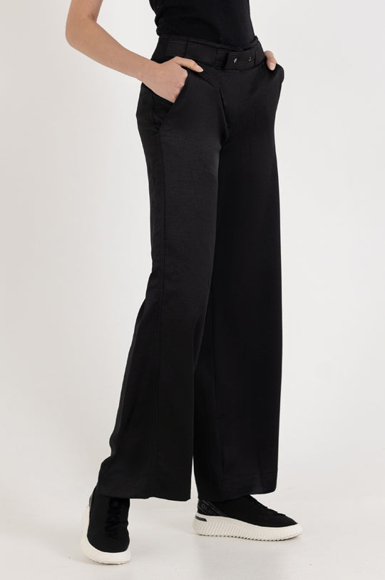 WIDE LEG PANT WITH BELT