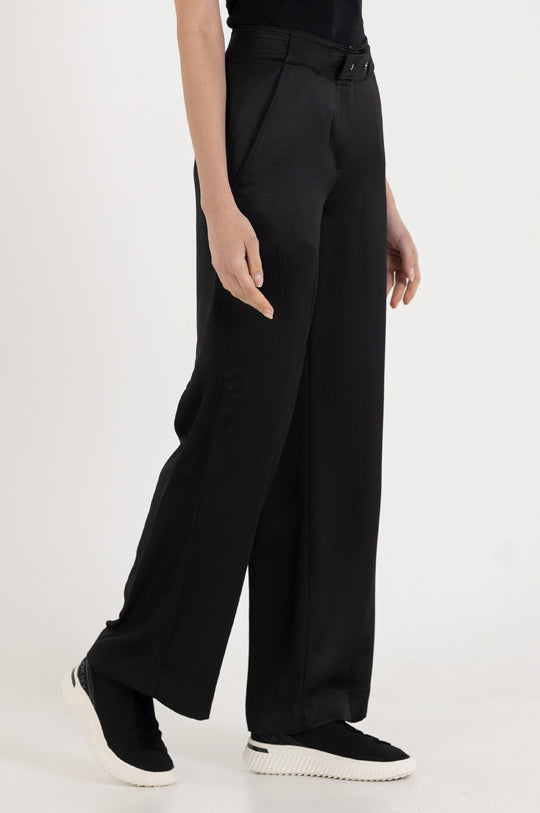 WIDE LEG PANT WITH BELT