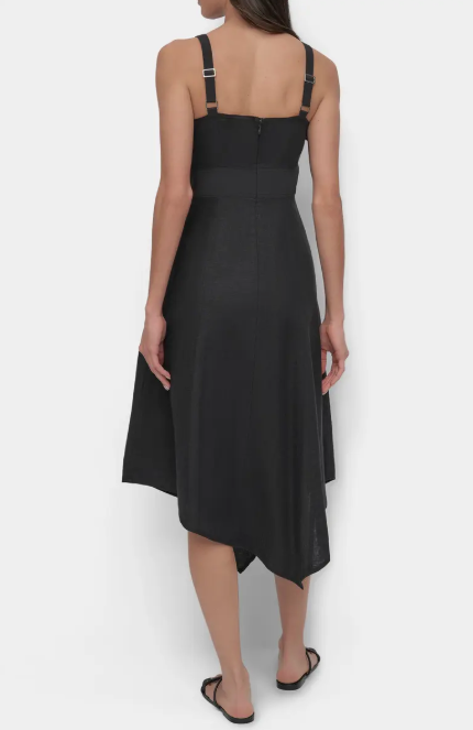 SHORT SLEEVE MIDI DRESS