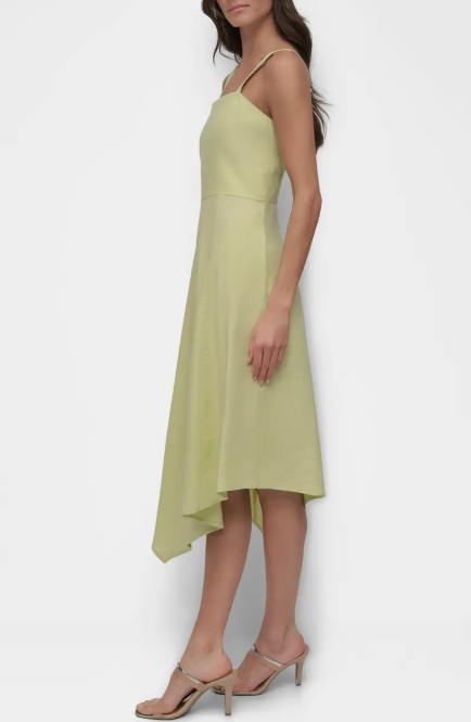 SHORT SLEEVE MIDI DRESS