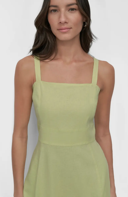 SHORT SLEEVE MIDI DRESS