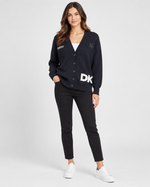 LONG SLEEVE PINS  PATCHES CARDIGAN