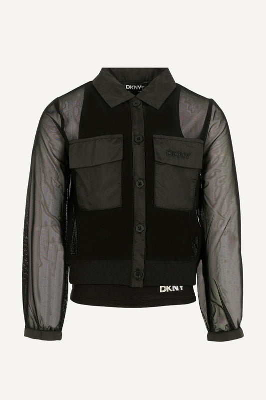 جاكيت 2 في 1 بأكمام طويلة للبنات