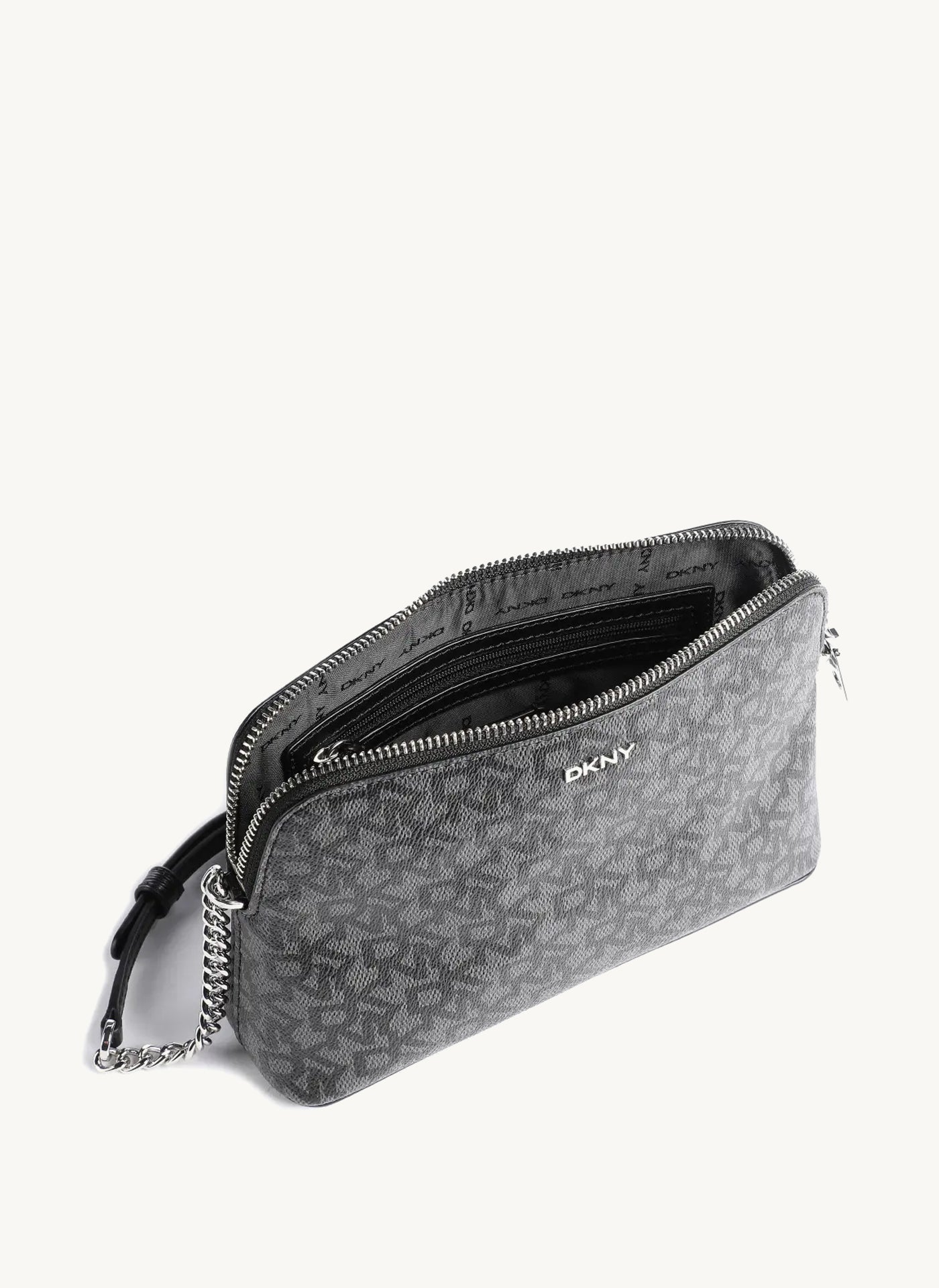 Dkny cheapest gray bryant zip top bag